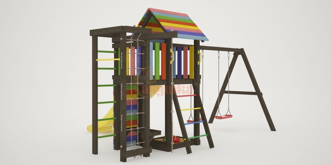 Детская площадка Савушка Мастер 10 - Brown Color